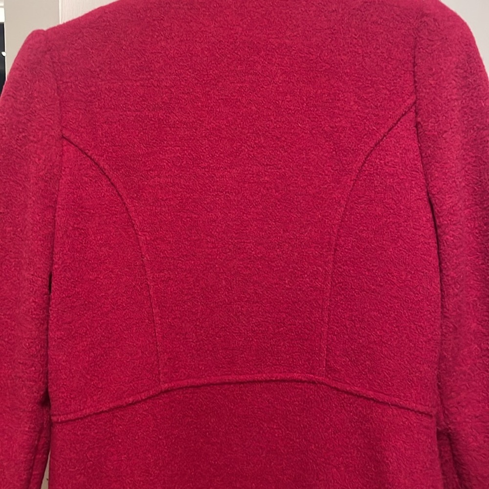 PRIORITIES RASPBERRY WOOL BLEND COAT - Picture 6 of 11